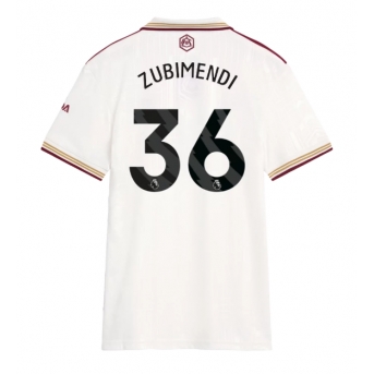 Billige Fotballdrakt Arsenal Martin Zubimendi #36 Replika Tredjedrakt Dame 2025-26 Kortermet